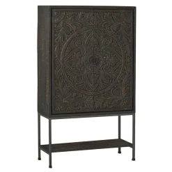 110x190x45 Design Schrank mit Schnitzereien - Jenn