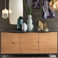 165x76x47 Design Sideboard mit drei Türen - Eric