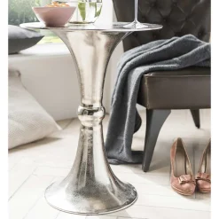 50x60x50 Designer Beistelltisch aus Aluminium - Imlory