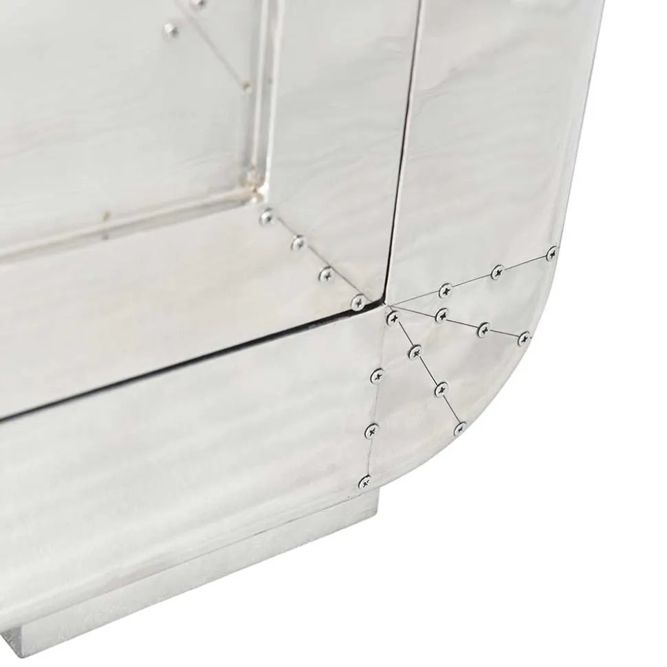 80x180x45 Dielen Schrank mit Alu - Pilot