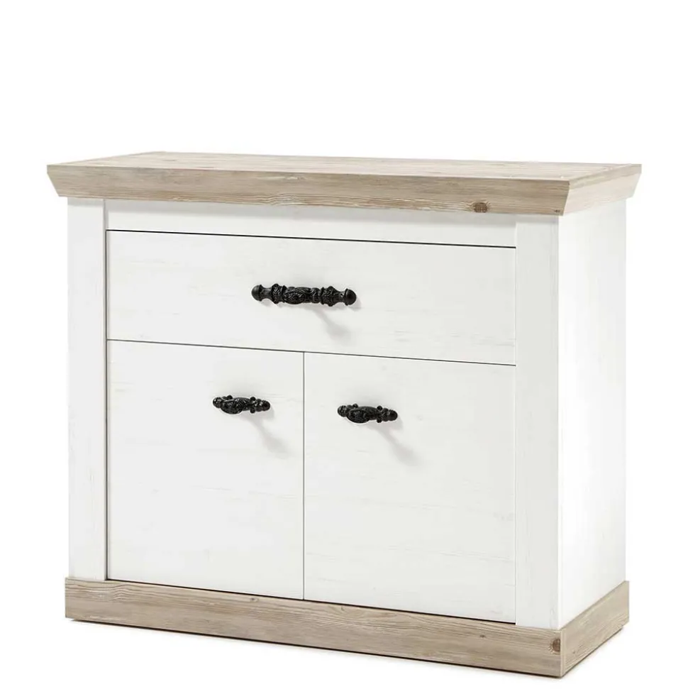 214x200x45 Dielenmöbel Kombi - Nedita (vierteilig)