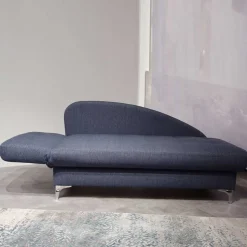 182x79x86 Federkern Schlafsofa in Blau - Curtici