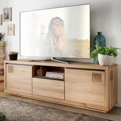 170x56x40 Fernsehboard aus Wildeiche Massivholz - Embleys