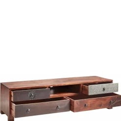 150x40x40 Fernsehkommode aus Akazie mehrfarbig - Welina