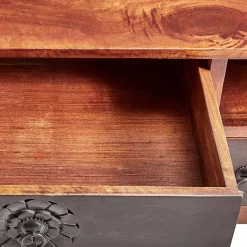 150x40x40 Fernsehkommode aus Akazie mehrfarbig - Welina