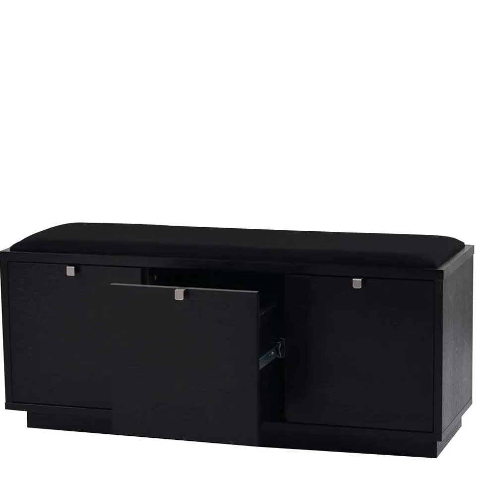 107x45x37 Flur Polsterbank mit Schubladen - Geskan