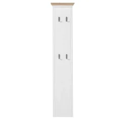 41x195x9 Garderobenpaneel mit 4 festen Haken - Nurelcas