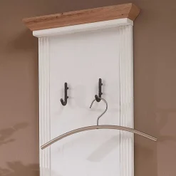 41x195x9 Garderobenpaneel mit 4 festen Haken - Nurelcas