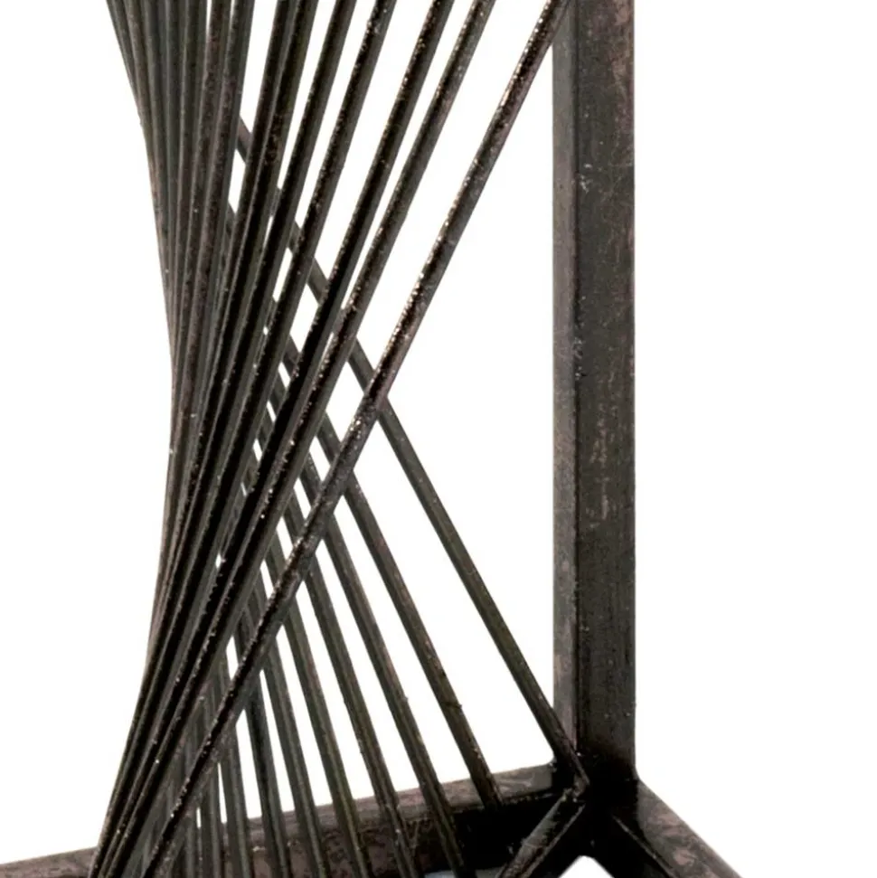 30x60x30 Glastisch mit Metallgestell - Tyrcio