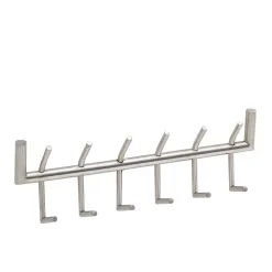 60x19x10 Hakenleiste mit zwölf Haken - Almond