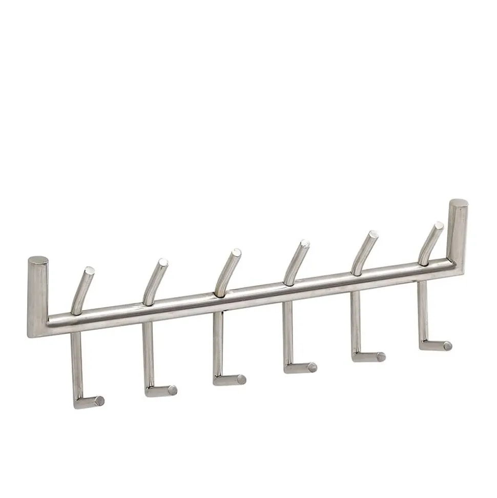 60x19x10 Hakenleiste mit zwölf Haken - Almond