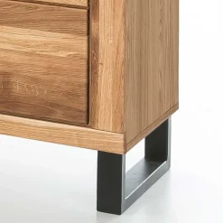 158x140x40 Highboard aus Wildeiche teilmassiv - Arello I