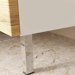 60x97x34 Highboard fürs Bad zweifarbig - Aspariavo