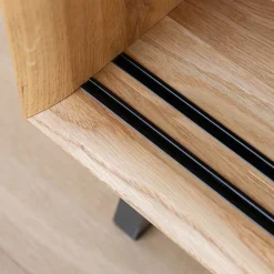 101x101x45 Highboard mit Schiebetüren - Fabiella