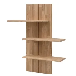 80x100x25 Hängeregal aus Wildeiche Bianco - Vardriva