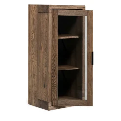 50x105x35 Hängevitrine aus Eiche in Wenge - Sieno