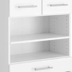 60x185x35 Hochglanz Hochschrank fürs Bad - Vohdan