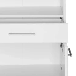 60x185x35 Hochglanz Hochschrank fürs Bad - Vohdan