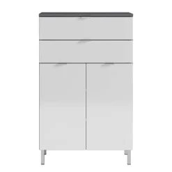 60x97x34 Hochglanz Kommode in Weiß - Otrus