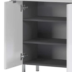 60x97x34 Hochglanz Kommode in Weiß - Otrus