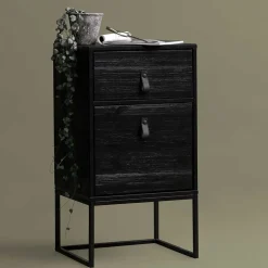 40x74x35 Hochkommode mit Bügelgestell - Clewono