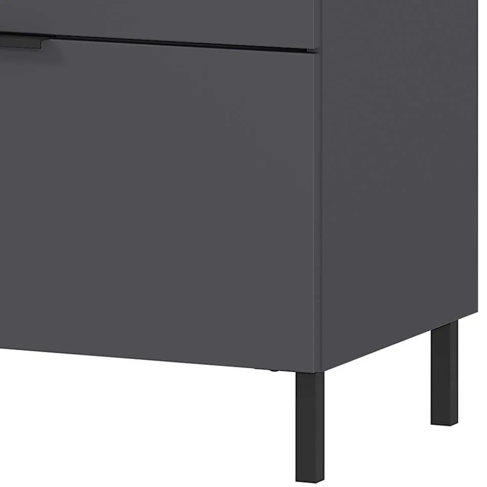 68x98x40 Hochkommode mit drei Schubladen - Lurys