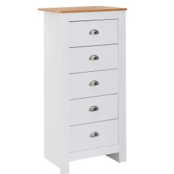 53x114x39 Hochkommode mit fünf Schubladen - Intora
