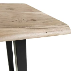 125x112x51 Hochtisch aus Akazie Baumkante - Clause