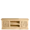 150x60x40 Holz Lowboard mit Ornamenten - Runiasa