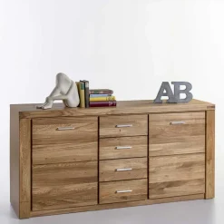 158x80x40 Holz Sideboard aus Wildeiche - Maila