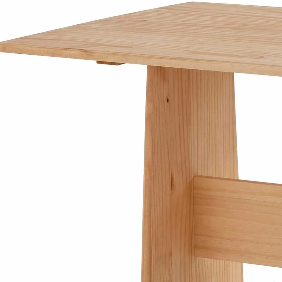 168x87x127 Holz-Eckbank & Esstisch - Ynvinata (zweiteilig)