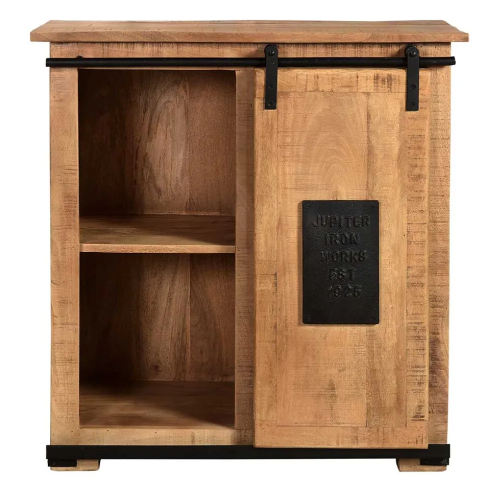 77x80x38 Industrial Kommode mit Schiebetür - Eswan