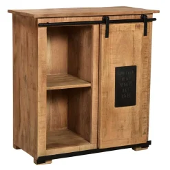 77x80x38 Industrial Kommode mit Schiebetür - Eswan