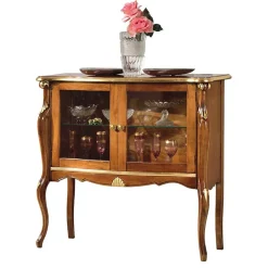 108x100x40 Italienische Vitrine 2-türig - Carlenna I