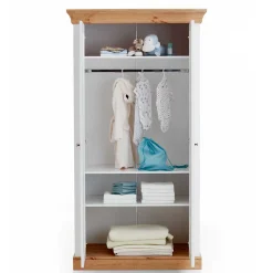 108x203x63 Kinder Kleiderschrank zweifarbig - Sibiuta