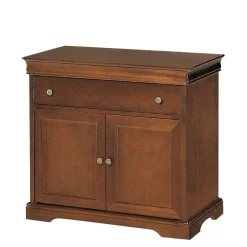 85x78x45 Klassisch gestaltete Kommode in Nussbaum - Lemerzi