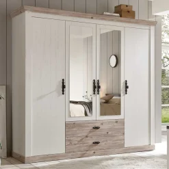 215x201x60 Kleiderschrank Country Style - Nedita