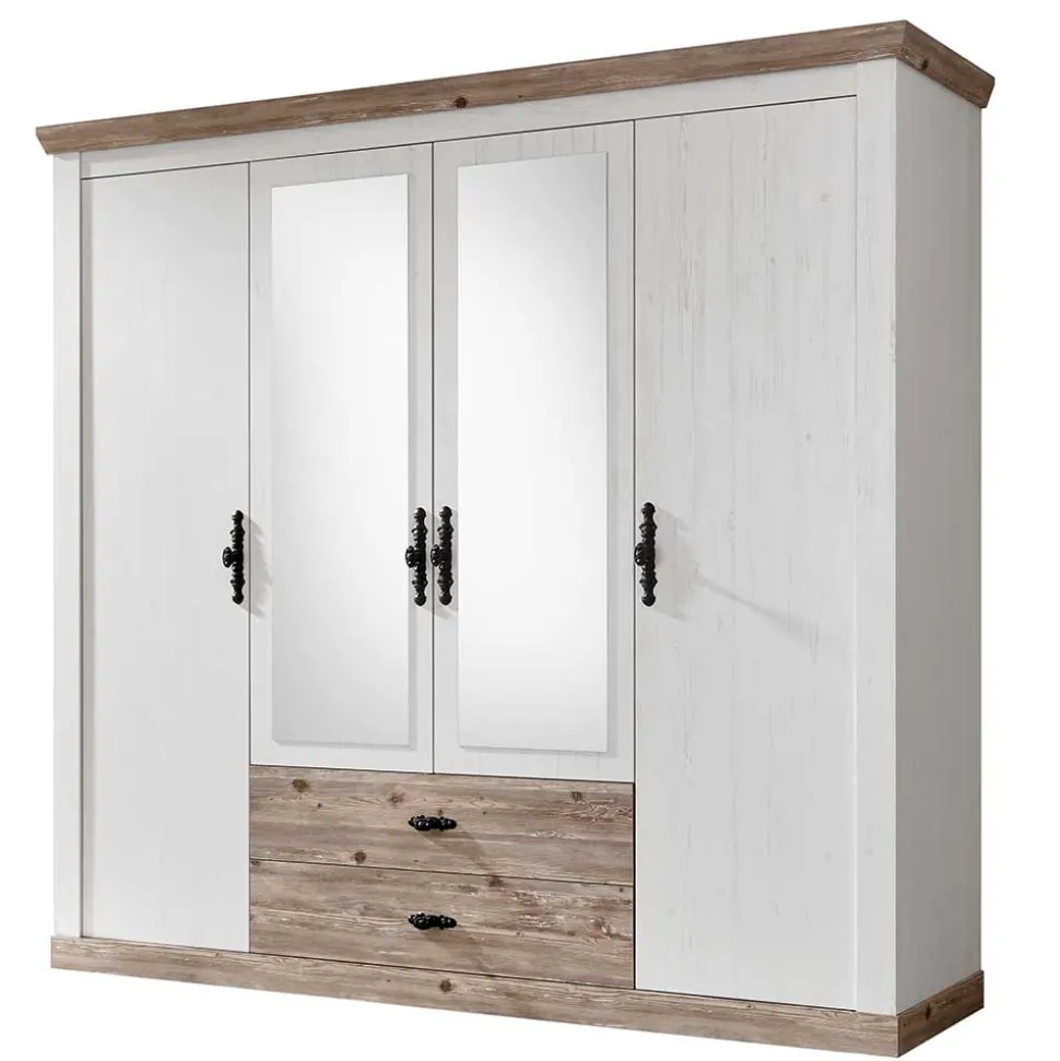 215x201x60 Kleiderschrank Country Style - Nedita