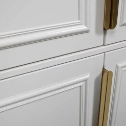 110x215x62 Kleiderschrank in Hellgrau - Emra