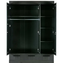 140x195x53 Kleiderschrank 3-türig & 3 Schubladen - Vindrus