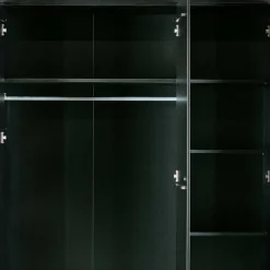 140x195x53 Kleiderschrank 3-türig & 3 Schubladen - Vindrus