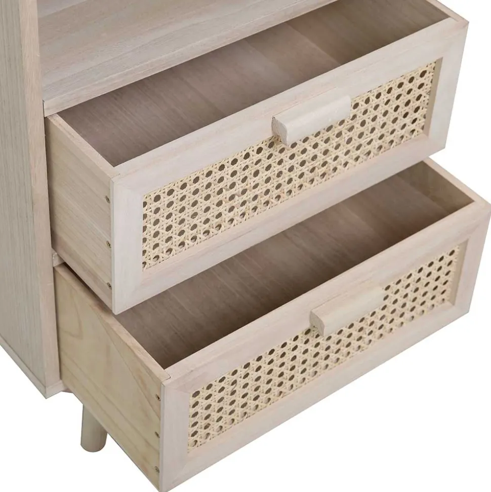 40x68x36 Kleine Kommode mit Fach & 2 Schubladen - Oncinasa