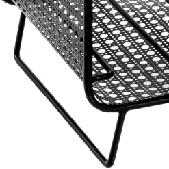 30x46x24 Kleines Flaschenregal in Schwarz - Selvas