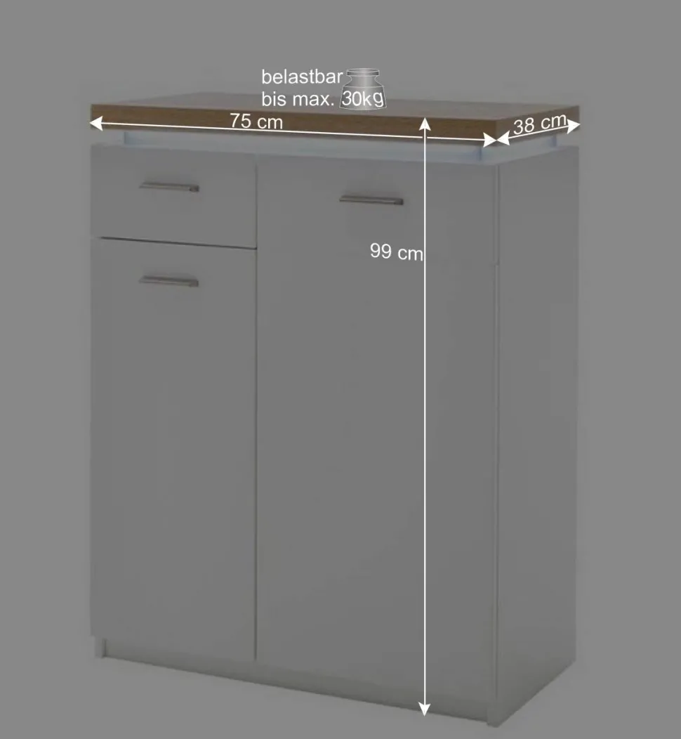 75x99x38 Kommode auch für Schuhe - Nusenia