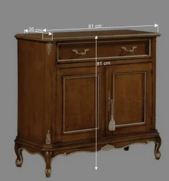 91x81x35 Kommode im Italienischen Stil - Carlenna