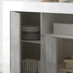 138x86x43 Kommode in Dekor Beton - Niris