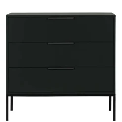 94x93x52 Kommode in Schwarz - Kitchin