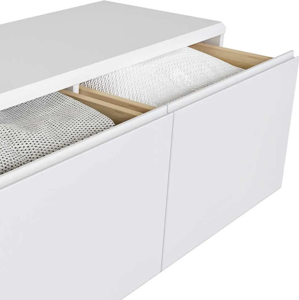 98x48x34 Kommode in Weiß aus Kiefer - Oranias