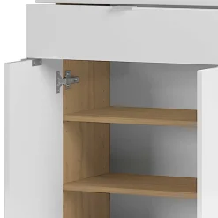 60x97x34 Kommode in Weiß Hochglanz - Narilos