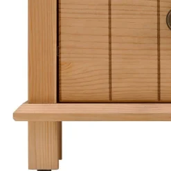 60x75x30 Kommode mit 3 Fächern & Tür - Akzinad